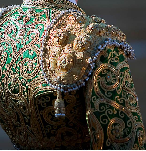 España vista de espalda de un torero